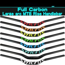 Manubrio mountain bike full fibra di carbonio manubrio grande arco rialzato 20 gradi