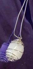 Ciondolo in SELENITE pietra di