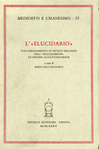 Elucidario - -, l'