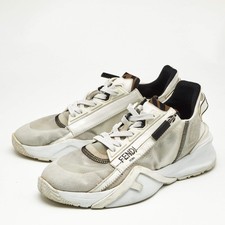 Sneakers Fendi bianche in rete