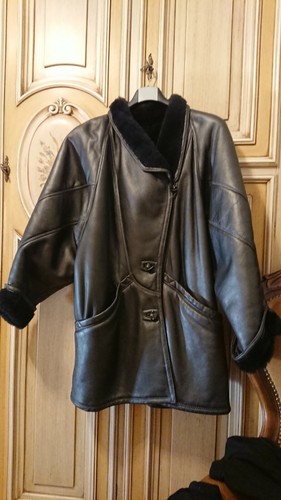 Giacca cappotto pelle - in,