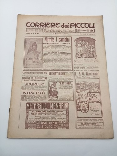 Giornale corriere dei piccoli - giornale,