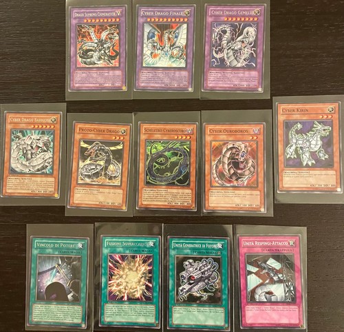 Yugioh cyber drago set di - yugioh,