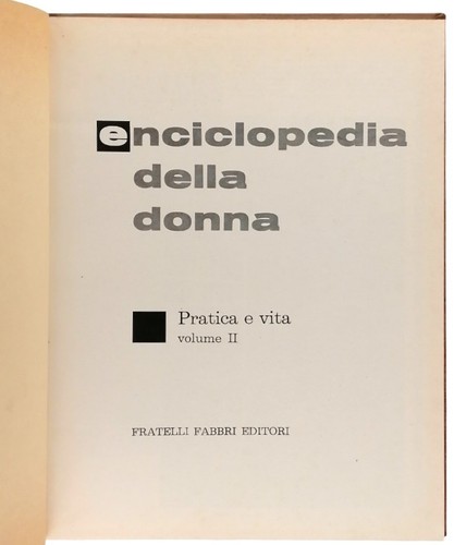 Enciclopedia della donna - della,