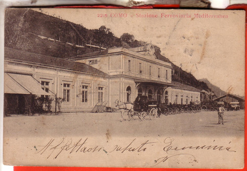 Cartolina como viaggiata - cartolina,