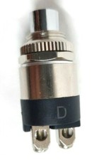 PULSANTE AVVIAMENTO TROMBE CLACSON CROMATO UNIVERSALE MADE IN ITALY DIAM. 14MM