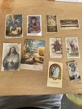 Lotto santini cartoline religiose epoca collezione