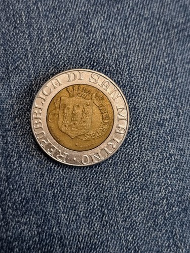 Moneta 500 lire - lire, san