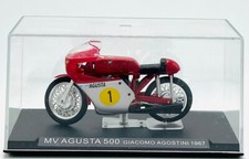 EBOND Modellino Moto MV Augusta 500 - Giacomo Agostini - 1967 - 1:24 - 0482