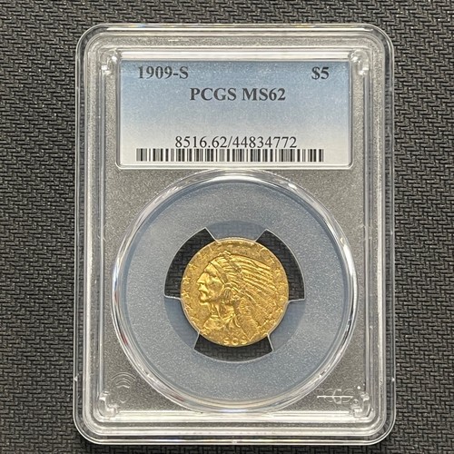 1909 pcgs ms62 - 1909-s,