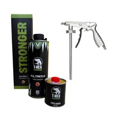 Vernice Antigraffio Goffrata T-Rex Colorabile Tinta a Scelta 1 Lt Ivat + Pistola