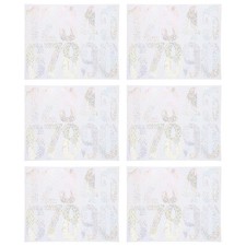 6 Sheets Adesivi Con Numeri