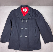 Vintage Woolrich Peacoat Mens