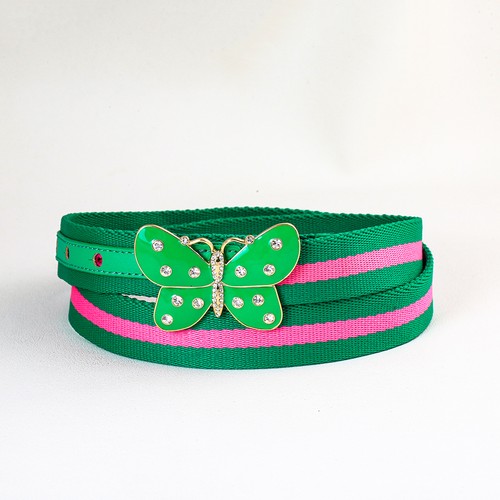 Cintura donna verde rosa - , a