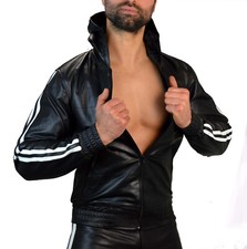 AW8080 Felpa in pelle con