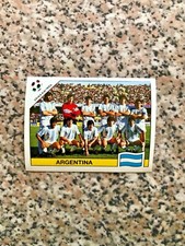 SQUADRA ARGENTINA N.117 album CALCIATORI ITALIA 90 PANINI NEW CON VELINA BUSTINA