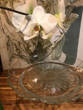 Art Deco Antike Glas Etagere