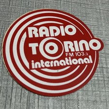 VECCHIO ADESIVO STICKER RADIO