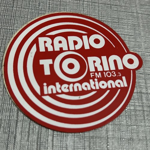 Vecchio adesivo sticker - adesivo, radio
