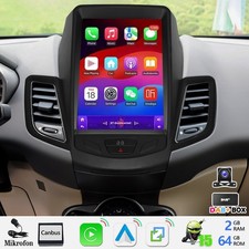 DAB+ autoradio CarPlay Android 15 2+64G GPS WiFi KAM per Ford Fiesta 2009-14 MIK