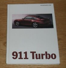 Porsche 911 993 Turbo brochure