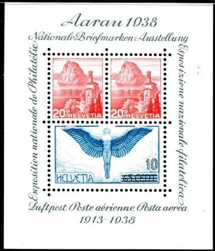 Svizzera 1938 blocco4 nuovo - 1938,