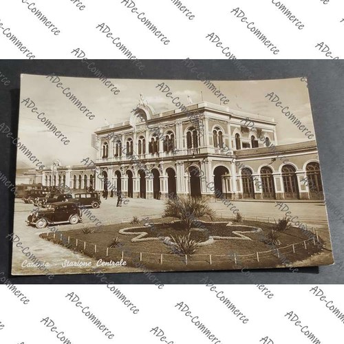 Cartolina catania stazione - catania,