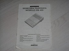 SEGRETERIA TELEFONICA MASTER