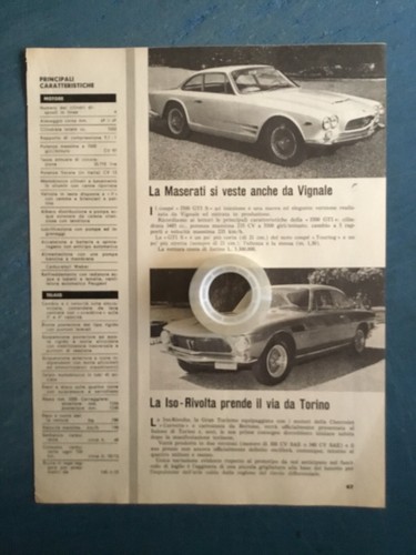 Rara pubblicità maserati - pubblicità’,