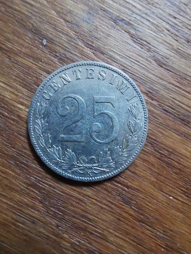 Italie pièce centesimi - de, 25