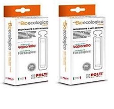 40 fiale Polti Bioecologico Deodorante L'Ecoaspira LEcologico Aspiravapor Agrumi