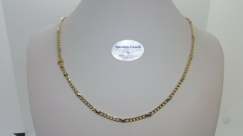 Collana unisex maglia oro - collana,