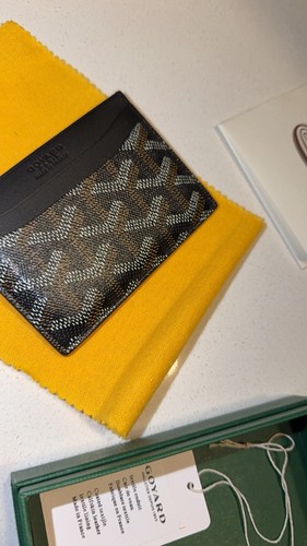Goyard black leather - goyard,