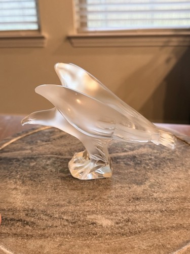 Lalique signed frosted - signed, clear