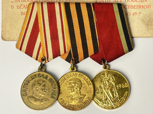 Ww2 set medaglie sovietiche - medaglie,