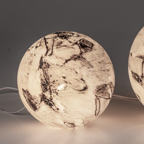 Lampada sfera earth marmor - a,