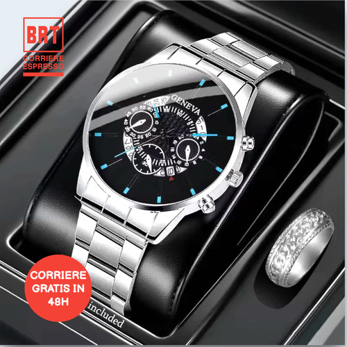 Orologio uomo grigio - orologio,