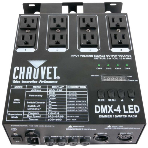 Chauvet dmx confezione - dj,