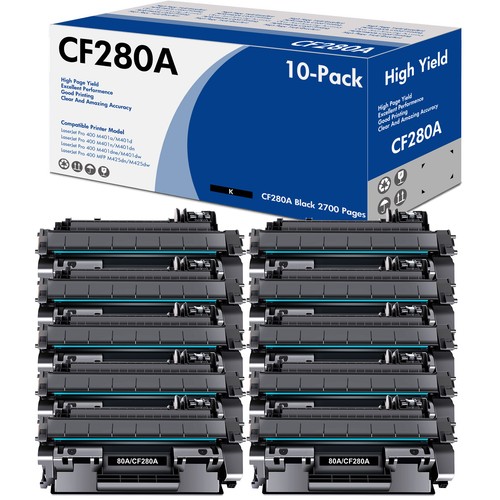 Toner 10x cf280a 80a - cf280a,