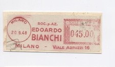 TEMATICA BICICLETTE - N. 2 AFFR. MECCANICHE ROSSE EMA - BIANCHI - 1948