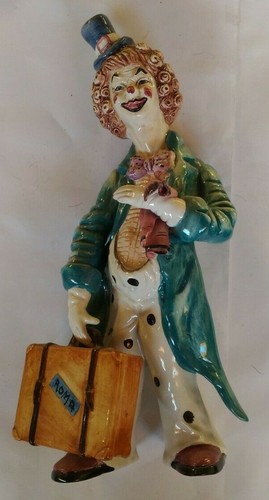 Statua pagliaccio con - statua,