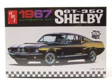 Ford Shelby MUSTANG Gt 350 1967 Bianco Kit Modellismo Plastica Auto 1:25 AMT