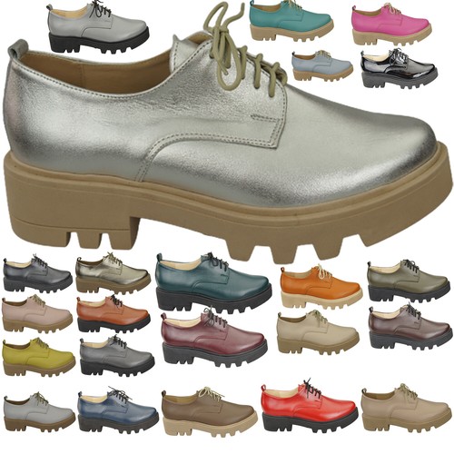 Scarpe donna lacci - , pelle