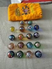 Biglie Pokémon Olo rare Vintage anni 90 (17 Pz) bulbasaur metal Arbok metal 1998