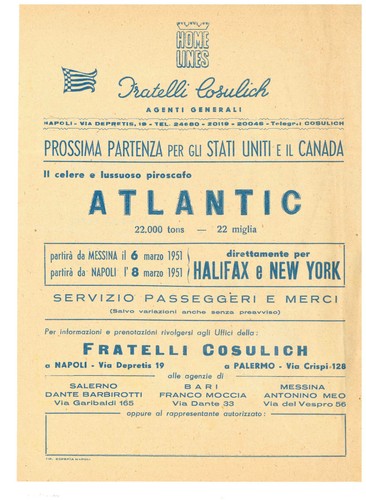 Cosulich atlantic linea - cosulich,