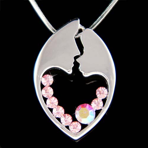 Collana cuore con catena mom - con,