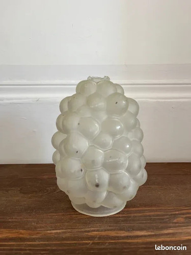 Globe verre motif bulle - globe,