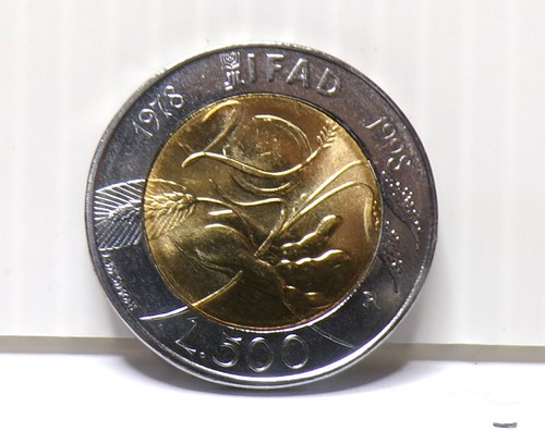 500 lire bimetallica - 500,