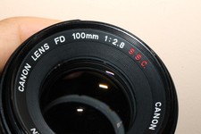 Objectif Canon FD 100 mm 2,8 SSC
