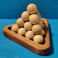 ⭐ Rompicaco Piramide di Biglie Palline In Legno - Gioco D'ingegno di Abilità